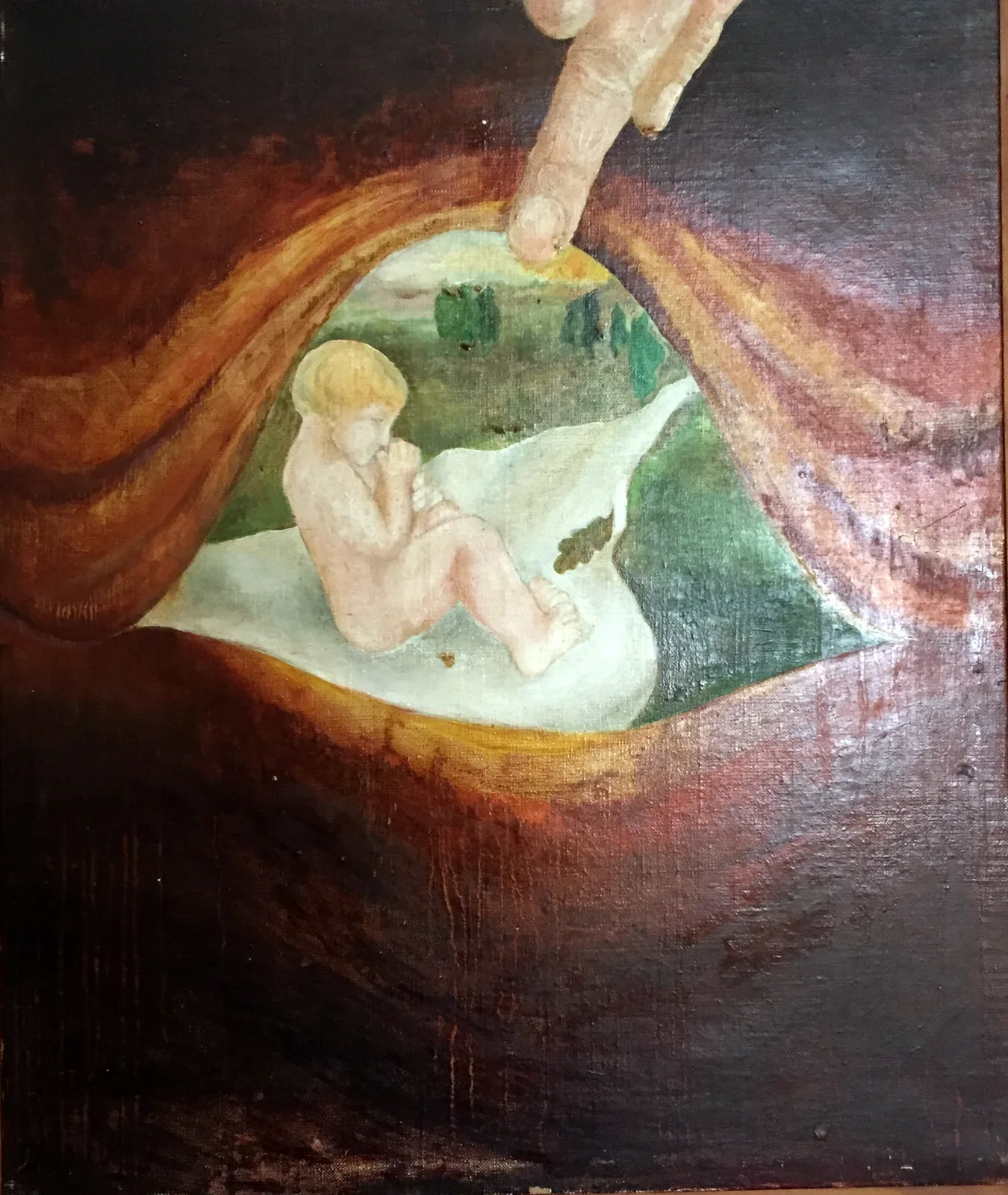 «Dziecko» (1981), tela — opera di Antonina Wysocka-Jonczak
